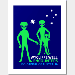 UFO Australia - Wycliffe Well Posters and Art